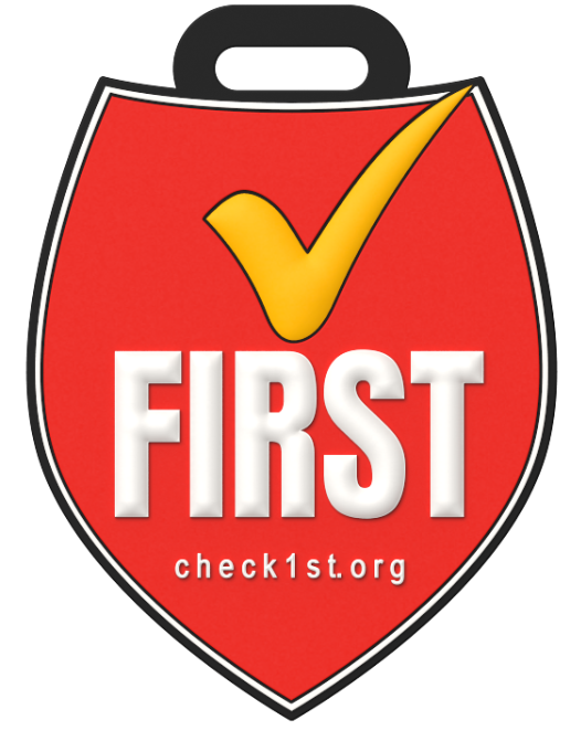 Check1st Bag Tag Front